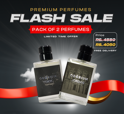 PACK OF 2 PERFUMES - JORDAN & TOKYO