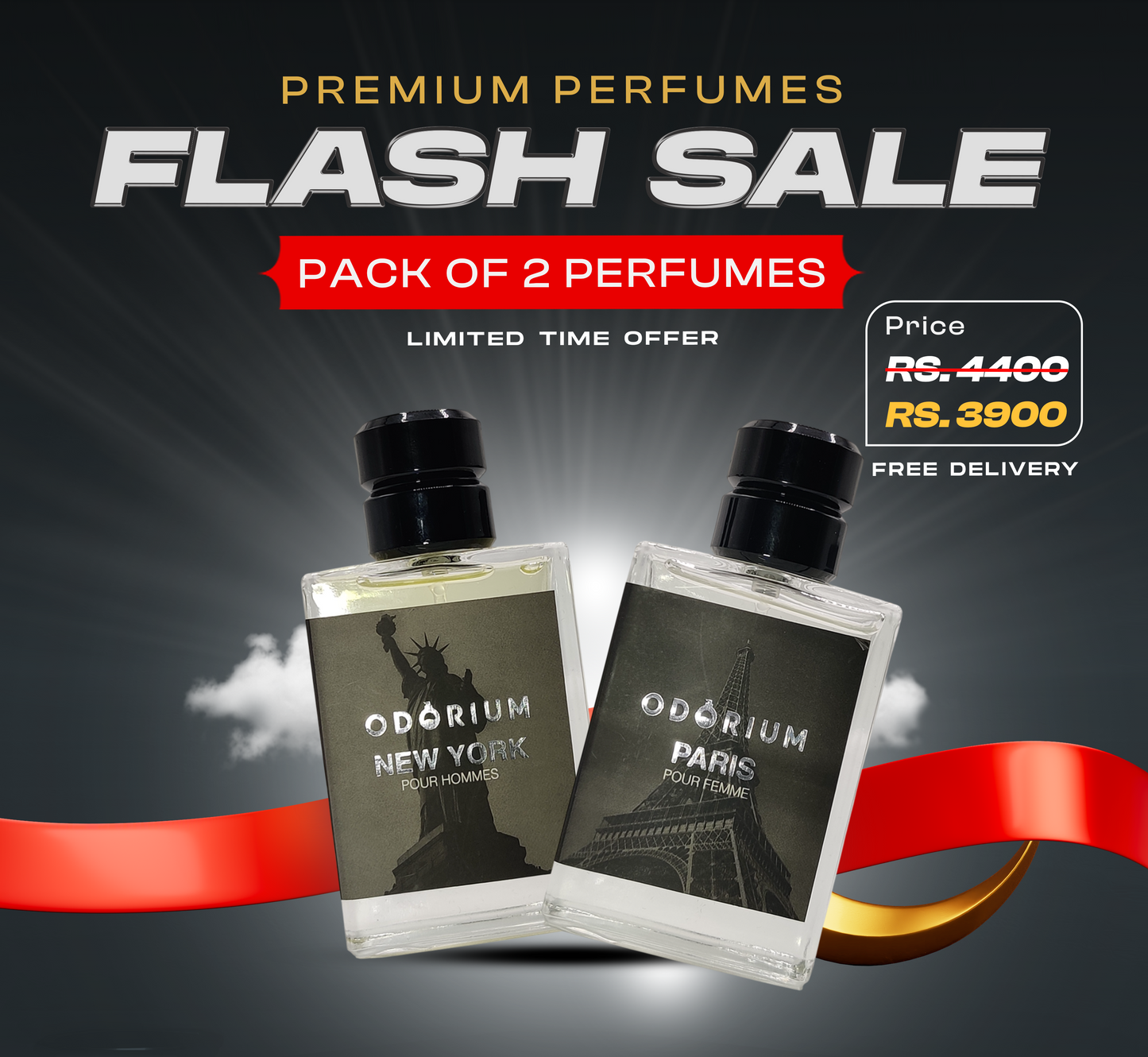 PACK OF 2 PERFUMES - NEW YORK & PARIS